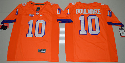 Men's Clemson Tigers Ben Boulware #10 College Football Limited Jersey - Orange