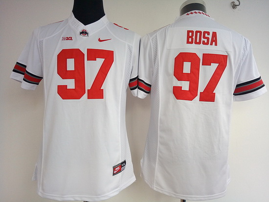 Women's Ohio State Buckeyes #97 Joey Bosa White Limited College Football Nike NCAA Jersey