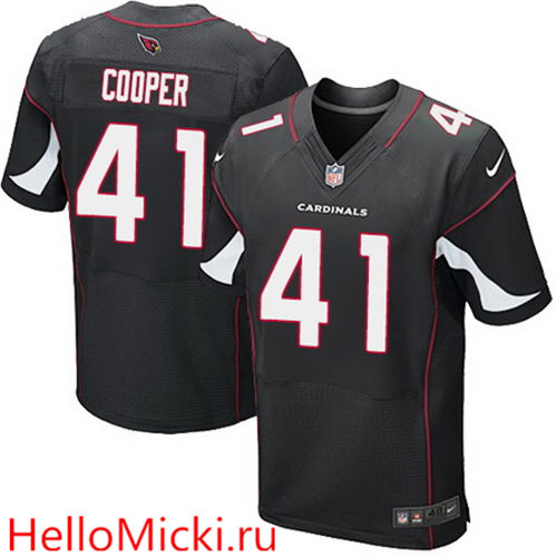Men's Arizona Cardinals #41 Marcus Cooper Black Nike Elite Jersey