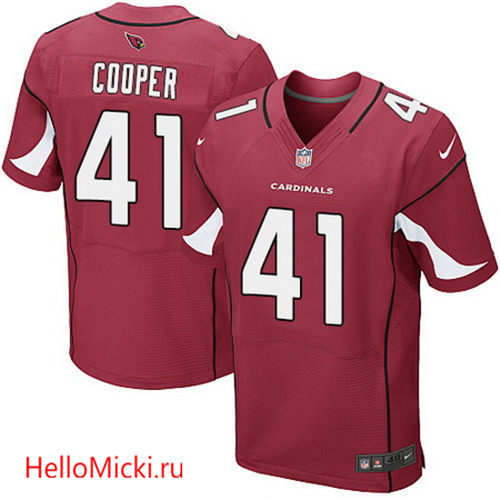 Men's Arizona Cardinals #41 Marcus Cooper Red Nike Elite Jersey