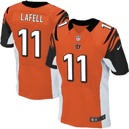 Men's Cincinnati Bengals #11 Brandon LaFell Orange Alternate Nike Elite Jersey