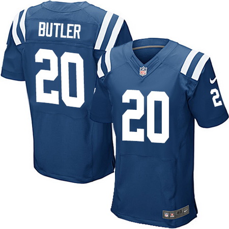 Men's Indianapolis Colts #20 Darius Butler Royal Blue Team Color  Nike Elite Jersey