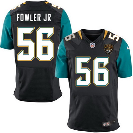 Men's Jacksonville Jaguars #56 Dante Fowler Jr. Black Alternate Nike Elite Jersey