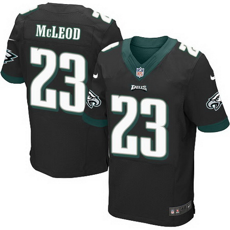 Men's Philadelphia Eagles #23 Rodney McLeod  NEW Black Alternate Nike Elite Jersey