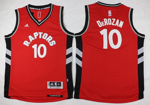 Youth Toronto Raptors #10 Demar DeRozan Red Jersey