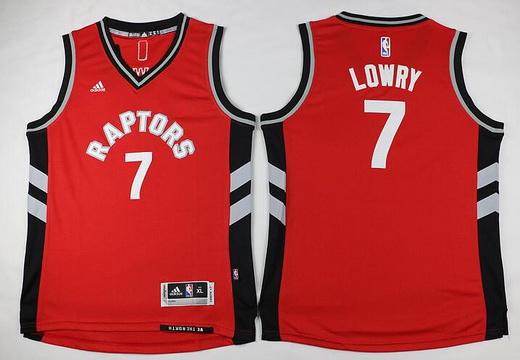 Youth Toronto Raptors #7 Kyle Lowry Red Jersey