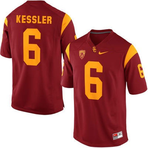Men's USC Trojans #6 Cody Kessler Red 2015 College Football Nike PAC 12 Limited Jersey