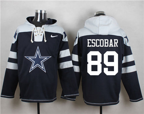 Nike Cowboys 89 Gavin Escobar Navy Hooded Jersey