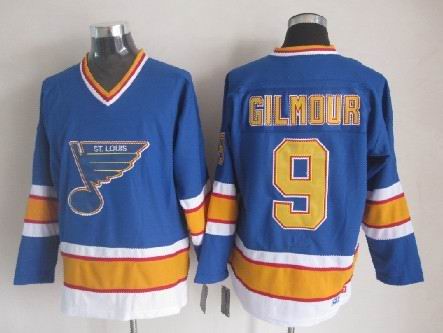 Men's St. Louis Blues #9 Shayne Corson 1980 CCM Vintage Throwback Away NHL Hockey Jersey