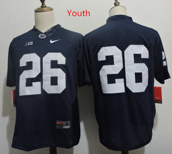 Youth Penn State Nittany Lions #26 Saquon Barkley Nike Navy Blue Limited Football Jersey -no name