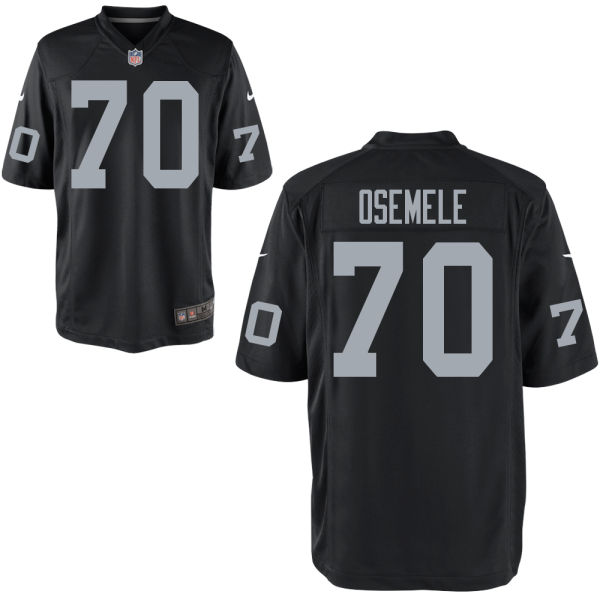Men’s Oakland Raiders #70 Kelechi Osemele Nike Black  Elite Jersey