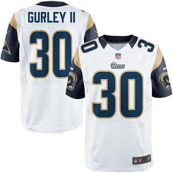 Youth St. Louis Rams #30 Todd Gurley II White Road Color NFL Nike Game Jersey
