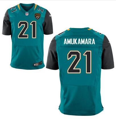 Men's Jacksonville Jaguars #21 Prince Amukamara Teal Green Alternate NFL Nike Elite Jersey