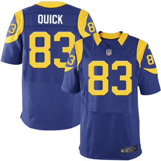 Men's Los Angeles Rams #83 Brian Quick Royal Blue Alternate NFL Nike Elite Jersey