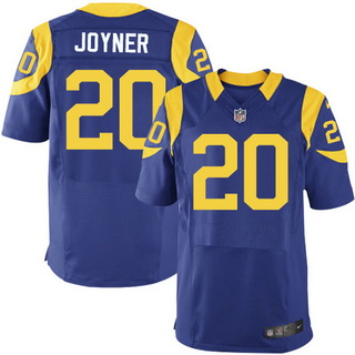 Men's Los Angeles Rams #20 Lamarcus Joyner Royal Blue Alternate NFL Nike Elite Jersey