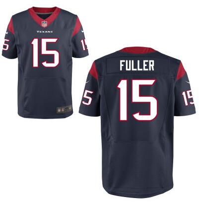 Men's Houston Texans #15 Will Fuller Nike Navy Blue Elite 2016 Draft Pick Jersey