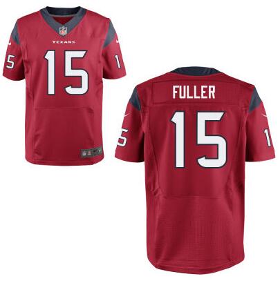Men's Houston Texans #15 Will Fuller Nike Red Elite 2016 Draft Pick Jersey