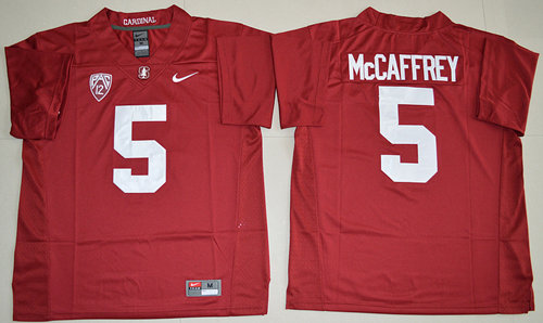 Men's Stanford Cardinal #5 Christian McCaffrey Nike NCAA College Football Jersey - Cardinal