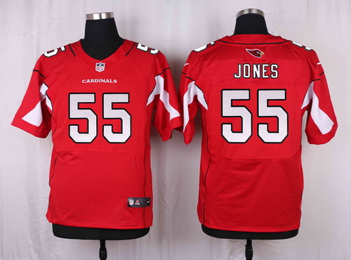 Men's Arizona Cardinals #55 Chandler Jones Red Team Color NFL Nike Elite Jersey