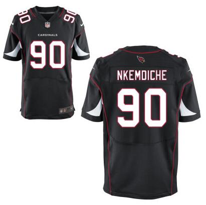 Men's Arizona Cardinals #90 Robert Nkemdiche Nike Black Elite 2016 Draft Pick Jersey