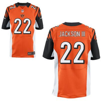 Men's Cincinnati Bengals #22 William Jackson III Nike Orange Elite 2016 Draft Pick Jersey