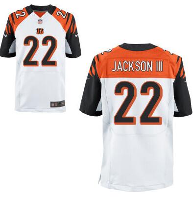 Men's Cincinnati Bengals #22 William Jackson III Nike White Elite 2016 Draft Pick Jersey