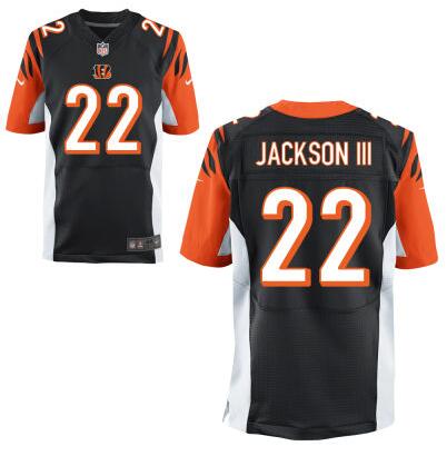 Men's Cincinnati Bengals #22 William Jackson III Nike Black Elite 2016 Draft Pick Jersey