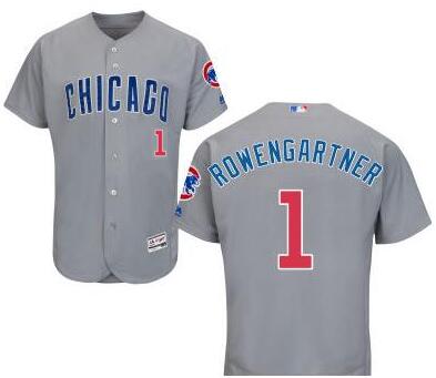 Men's 1968-69 Rookie of the Year #1 Henry Rowengartner Gray Chicago Baseball Jersey