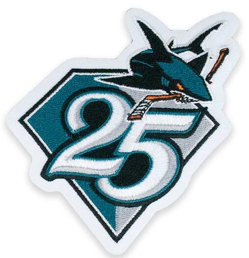 San Jose Sharks 25th Anniversary Patch