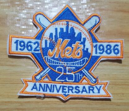 New York Mets 25th Anniversary Commemorative Patch