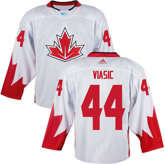 Men's Canada Hockey #44 MarcEdouard Vlasic White adidas 2016 World Cup of Hockey  Premier Game Jersey