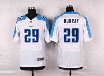 Men's Tennessee Titans #29 DeMarco Murray White Road NFL Nike Elite Jersey