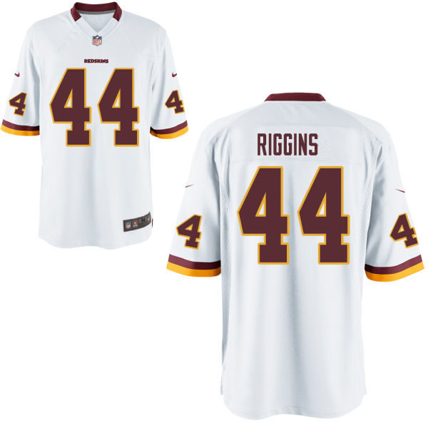 Youth Washington Redskins Retired Player #44 John Riggins White Nike Game Jersey