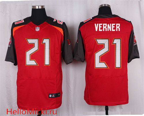 Men's Tampa Bay Buccaneers #21 Alterraun Verner Red Team Color Nike Elite Jersey