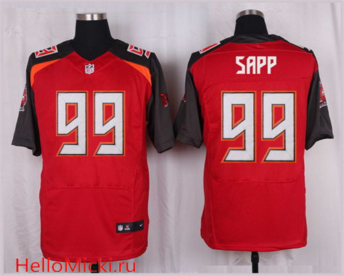 Men's Tampa Bay Buccaneers #99 Warren Sapp Red Team Color Nike Elite Jersey