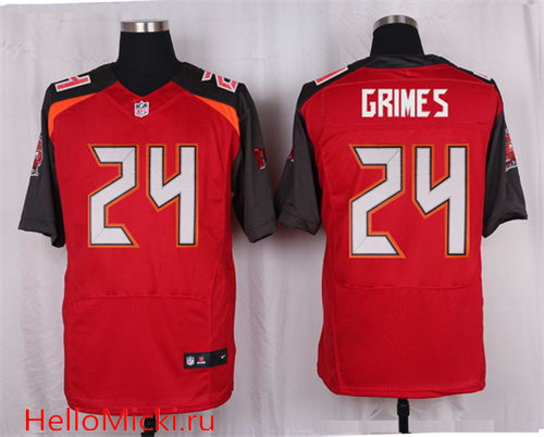 Men's Tampa Bay Buccaneers #24 Brent Grimes Red Team Color Nike Elite Jersey