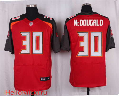 Men's Tampa Bay Buccaneers #30 Bradley McDougald Red Team Color Nike Elite Jersey