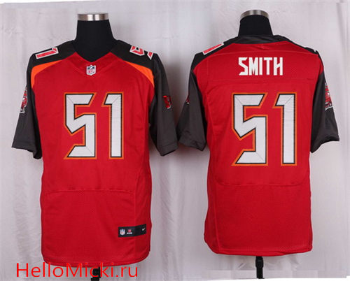 Men's Tampa Bay Buccaneers #51 Daryl Smith Red Team Color Nike Elite Jersey