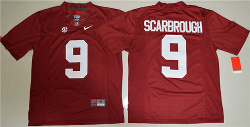Men's Alabama Crimson Tide #9 Bo Scarbrough Nike Red Limited College Football Jersey  S-3XL