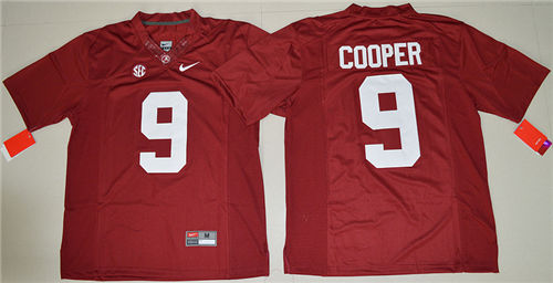 Men's Alabama Crimson Tide #9 Amari Cooper Nike Red Limited College Football Jersey S-3XL