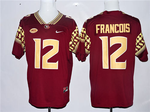 Youth Florida State Seminoles #12 Deondre Francois Red College Football Limited Jerseys