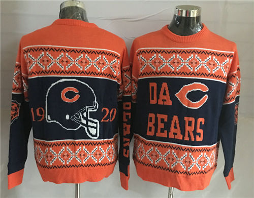 Men's Chicago Bears Crew Neck Football Ugly Sweater