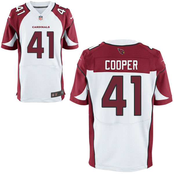 Men's Arizona Cardinals #41 Marcus Cooper Nike White Player Elite Jersey