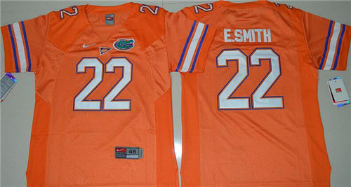 Youth Florida Gators #22 Emmitt Smith Orange Stitched NCAA Nike College Football Jersey