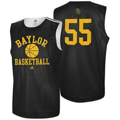 Men's adidas Baylor Bears #55 College Basketball Practice Jersey