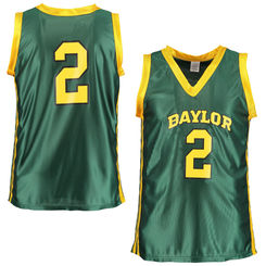 Men's No. 2 Green Baylor Bears Green College Basketball Practice Jersey