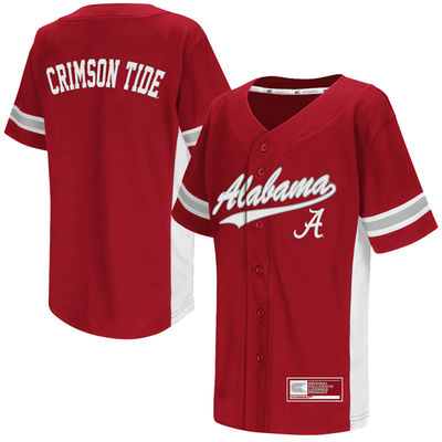 Men's NCAA Alabama Crimson Tide Blank Batter Up College Baseball Jersey