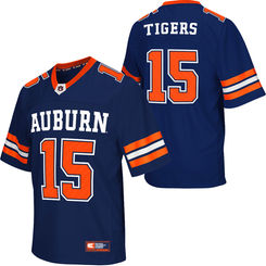 Men's Auburn Tigers #15 Navy Big & Tall College Football Jersey