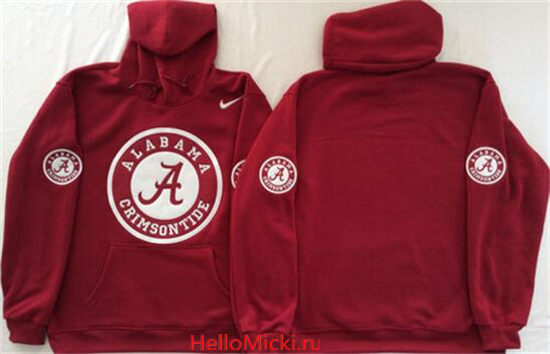 Men's Alabama Crimson Tide Blank Nike Red Stitched NCAA College Football Hoodie