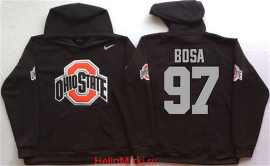 Men's Ohio State Buckeyes #97 Joey Bosa Nike Black Stitched NCAA College Football Hoodie